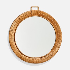 Best price rattan <b>cane</b> <b>mirror</b> wholesale circular shape <b>cane</b> <b>mirrors</b> barber shop salon essential - Product Image 3