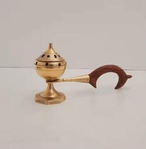 Gold Metal Incense <b>Burner</b> Minimal Style Perfect <b>for</b> Home Decor Meditation Temple and Office Use Wholesale Price - Product Image 3