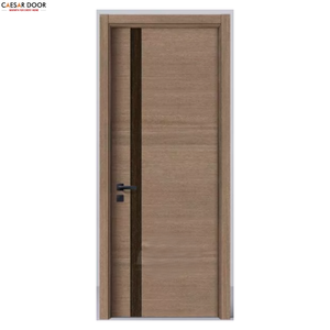 Ensemble de portes intérieures en MDF bois, anti-humidité, anti-termites, insonorisées, pour appartement, chambre, bureau, bâtiment, école - Vente chaude - Product Image 1