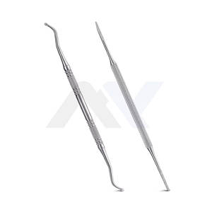 Lot de 2 lime à ongles incarnés et extracteurs avec étui de rangement - Outil professionnel double face 100 % acier inoxydable pour ongles incarnés - Product Image 1