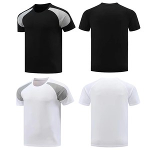 T-shirt à manches courtes pour homme en polyester de haute qualité, respirant, décontracté, vêtements pour homme, sport d'été, logo personnalisé - Product Image 1