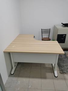 AY <b>Office</b> System Durable L-Shaped <b>Office</b> Desk with Metal Legs and Storage Drawer Minimalist Design for Commercial Use - Product Image 3