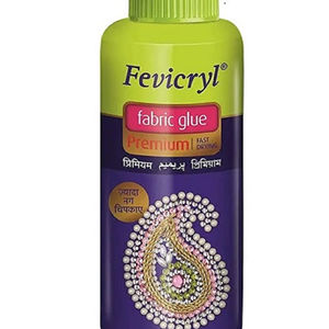 Pegamento para Telas, Adhesivos y Selladores Pidilite Fevicryl para Piezas de Espejo sin Costuras, Pedrería, Cordones, Lentejuelas, etc. - Product Image 1