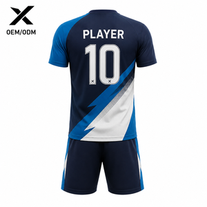 ชุดเสื้อฟุตบอล X Men แขนสั้น คอกลม พิมพ์ลายแบบ Sublimation ผ้าโพลีเอสเตอร์ แห้งเร็ว ชุดกีฬา OEM/ODM ทุกฤดูกาล - Product Image 2