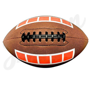 Official Size American Football <b>Ball</b> PU Leather Durable Training & Match Rugby Style <b>Ball</b> - Product Image 3