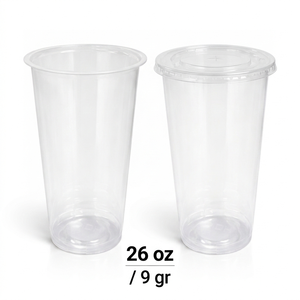 Gobelet en plastique PP polypropylène de grande taille et de forme large, 26 oz, 9 gr, pour bière, jus et soda, fabriqué en Indonésie - Product Image 1