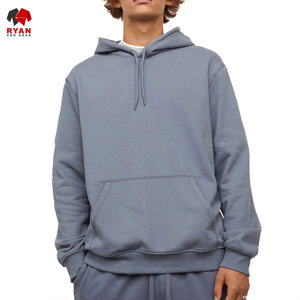 Sweat à capuche confortable et respirant en molleton 100% coton personnalisé Ryan Pro Gear pour hommes avec impression de logo personnalisée, respectueux de l'environnement - Product Image 5