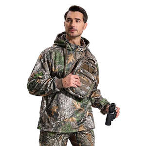 Heavyweight Cotton Winter Hoodie for <b>Men</b> with Custom Print Digital Printing Front <b>Pouch</b> Pocket and Adjustable Drawstring Hood - Product Image 2