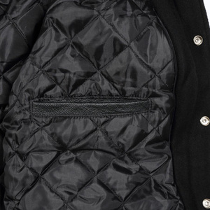 เสื้อแจ็คเก็ตวาร์ซิตี้ปักลายเชนิลล์แบบกำหนดเองสำหรับผู้ชาย พร้อมดีไซน์แบบ Letterman ของวิทยาลัย - Product Image 6