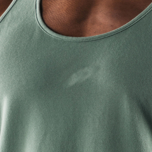 Men Tank Top Performance Training Vest Quick Dry Material Men Tank Top Stretch Cotton Gym Vest Athletic Fit Men Tank Top - Product Image 6