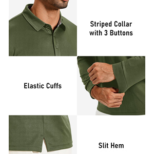 Polo personnalisé OEM de bonne qualité pour hommes, respirant, à bas prix, facile à porter au quotidien, avec logo personnalisé - Product Image 5