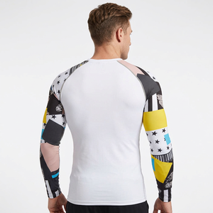 Camisetas de Manga Larga Sublimadas con Diseño Personalizado, Ropa Deportiva para Hombre, Spandex/Poliéster UPF50+, Artes Marciales - Product Image 2