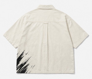 เสื้อเชิ้ตทำงานแขนสั้นคุณภาพสูงสำหรับผู้ชาย ทรงปกติ - Product Image 2