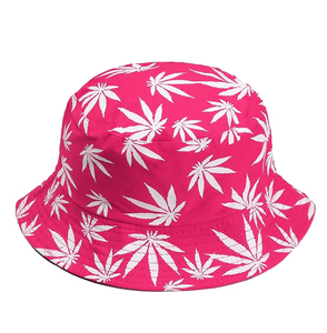Green Cotton Canvas Bucket <b>Hat</b> With Orange Buttons Unisex Casual Outdoor Spring Summer 56-58CM - Product Image 6