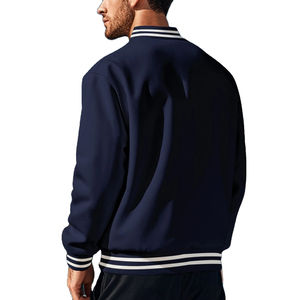 Veste universelle en laine unisexe pour l'hiver, grande taille, style universitaire, imprimé, mode coréenne, coupe-vent, séchage rapide, respirante - Product Image 4