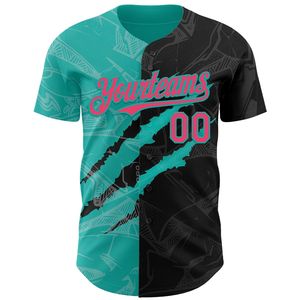 Maillot de baseball imprimé sérigraphié de haute qualité, entièrement boutonné, vêtement de sport antibactérien à manches courtes, 100 % coton biologique, col en V - Product Image 6
