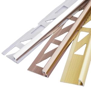 Profilés de garniture de carreaux en aluminium de haute qualité avec découpe CNC personnalisée, finition durable et élégante pour sols et murs - Product Image 4