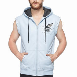 Sudadera sin Mangas Ligera de Diseño Moderno para Hombre, Estilo Musculoso, de Algodón Mezclado, Superventas - Product Image 6