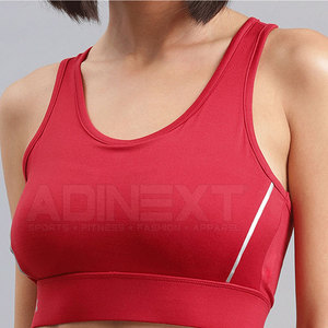 Sujetador Deportivo Transpirable y Ecológico de Alta Calidad para Mujer, con Logotipo Frontal, Alto Soporte, Spandex/Nylon, Ropa Deportiva para Entrenamiento - Product Image 5