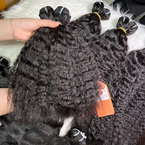 Extensiones de Cabello Ondulado y Rizado, Cabello Humano Remy Vietnamita 100%, Doble Trama, Crudo, Sin Procesar, Virgen, Negro Natural - Product Image 5