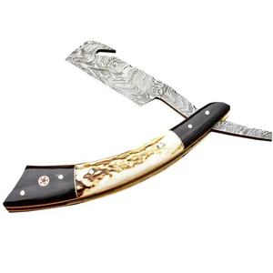 มีดพกทำมือคุณภาพสูงจากเหล็กดามัสกัส พร้อมปลอกหนัง ของขวัญสุดเพอร์เฟกต์สำหรับการตั้งแคมป์ ของขวัญสำหรับคุณพ่อ รองรับ OEM และ ODM - Product Image 1