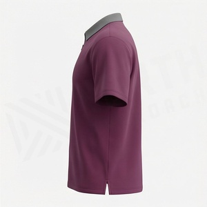 เสื้อโปโลพรีเมียมผ้าฝ้าย 100% คอซิปครึ่งตัว ทรงหลวม ระบายอากาศได้ดี สีสันปรับแต่งได้ สำหรับผู้ชาย เสื้อผ้ากีฬาคุณภาพสูง - Product Image 3