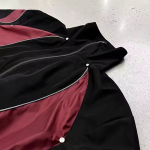 Custom Vintage Paneled Windbreaker Set Oversized Streetwear Tracksuit Lightweight Retro Sportswear Premium Quality Nylon Sets - Product Image 2