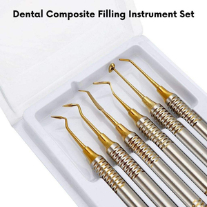 Kit de Resina Compuesta Dental de Acero Inoxidable para Rellenos Restauradores con Instrumentos Reutilizables y Diseño Duradero - Product Image 3