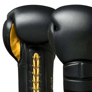 Gants de boxe à lacets OEM, nouveau modèle, dernière collection, fermeture à lacets au poignet, pour sparring et entraînement, gants de kickboxing CP-BG-50 - Product Image 4