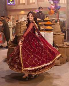 Vestido Salwar Kameez Pakistaní para Mujer de WS International, Corte Casual Regular, para Fiestas, Bodas, Playa, Secado Rápido, Sin Arrugas - Product Image 2