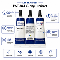 FUCHS PST-841 2OZ Graisse lubrifiante silicone pour joints toriques, joints en caoutchouc, vannes, plomberie, résistante à l'eau, AGMA 220, lubrifiant haute viscosité