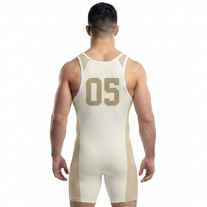 Vêtement de lutte professionnel pour hommes en gros, 100% polyester, maillot de compression de lutte de qualité supérieure, maillot de lutte pour hommes - Product Image 2