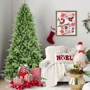 Albero di Natale Artificiale Verde da 180 cm, Rami Misti in PE/PVC, Base Pieghevole Premium con Cerniere, Decorazione Natalizia da Interno - Realistico - Product Image 5