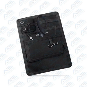 Compact 6" x 5" <b>Nurse</b> Tool Pouch for Emergency Supplies Scissors Pens Black Bandage Scissors and <b>Nurse</b> Pocket Organizer - Product Image 2