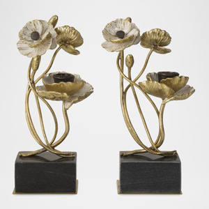 Modern Gold Plated Foliage Sculpture Handmade Artistic Plant Design for Living Room Tabletop Decor - Product Image 5