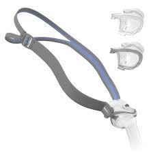 Correas para la Cabeza de la <span class=keywords><strong>Mascarilla</strong></span> Nasal <span class=keywords><strong>CPAP</strong></span> <span class=keywords><strong>ResMed</strong></span> Airfit P10 - Correa Elástica Gris con Clips Hecha en China - Product Image 5