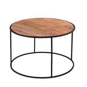 Table basse industrielle en métal Unicorn Handicrafts, moderne, pliable et portable pour salon, bureau à domicile, café, décoration - Product Image 6