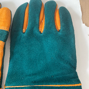 Gants de soudage anti-morsure Veekend Bazar pour animaux de compagnie, 60CM/45CM, coque en cuir, entièrement doublés, anti-rayures, ignifuges, personnalisables - Product Image 6