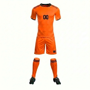 Uniforme de football unisexe respirant, séchage rapide, léger, évacuation de l'humidité, design personnalisé, matière 100% polyester - Product Image 6