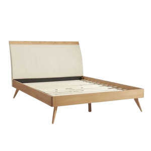 Cama Moderna de Madera Sólida para Hotel, con Cabecera Tapizada, Plataforma, Tamaño Personalizado para Dormitorio, Apartamento, Villa - Product Image 5