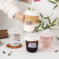 Gobelet en plastique jetable PET transparent en forme de U avec couvercle en dôme, logo personnalisé, boisson froide à emporter, café glacé, crème glacée, bouteille 9 14 16 oz