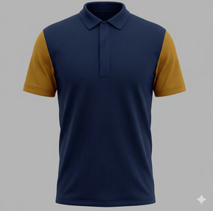 Créez votre propre polo personnalisé à manches courtes pour homme en polyester Dry Fit, idéal pour le golf. - Product Image 1