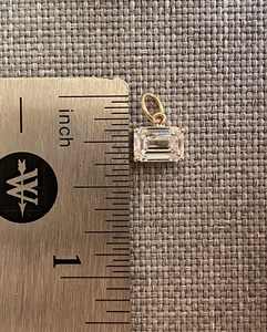 Collar con Colgante de Diamante Cultivado en Laboratorio con Corte Esmeralda de Lujo, Oro Sólido de 14k/18k, Platino, Certificado IGI, Cadena Solitaria, Venta al Por Mayor - Product Image 4