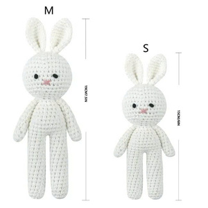 Jouet en peluche lapin en coton au crochet pour bébé, lapin kawaii fait main, du meilleur fournisseur au Vietnam - Product Image 6