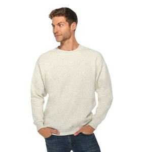 Sudaderas de cuello redondo de algodón 100% para invierno, forro polar antipilling, personalizables OEM/ODM, colores personalizados, teñido de color liso, hechas a medida. - Product Image 1