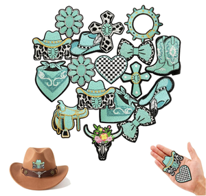 Patchs en tissu brodés en stock, badges logo, sans minimum de commande, vente en gros, directement de l'usine pour accessoires vestimentaires et vêtements - Product Image 2