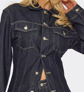 Conjunto de Dos Piezas de Mezclilla para Mujer, Chaleco sin Mangas y Pantalones de Mezclilla, Atuendo Moderno e Informal para Colecciones de Boutique - Product Image 5