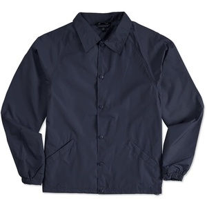 Men's Red Polyester Eco-friendly <b>Quilted</b> Hip Hop Coach Jacket Covered Button Closure Turn-down Collar Autumn Casual Wear - Product Image 2