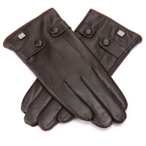 Low MOQ Casual Breathable Winter Warm Leather <b>Gloves</b> High Quality Windproof Customizable Leather <b>Gloves</b> - Product Image 5
