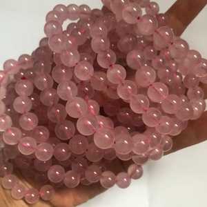 Cuentas de Cuarzo Rosa Natural en Forma de Gelatina, Cuentas Sueltas de Piedras Preciosas para Hacer Joyas, DIY, Pulseras, Collares y Manualidades - Product Image 6